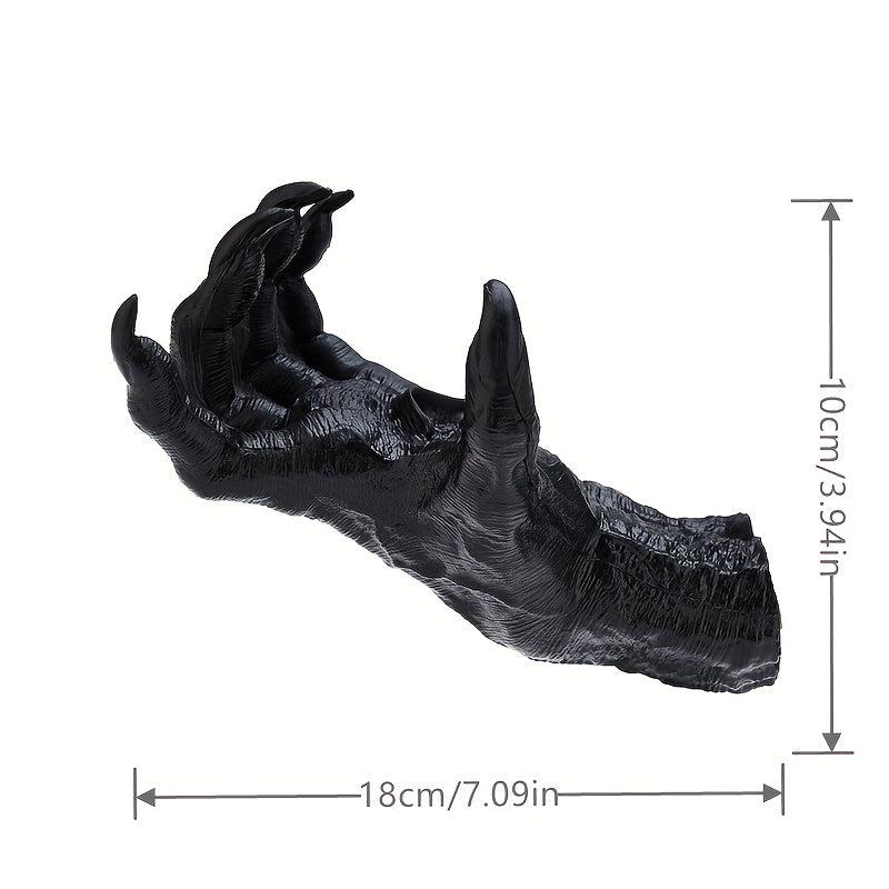 Gothic Witch's Hand Statue Resin Ornament for Home Decor