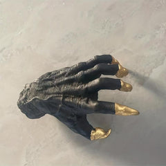 Gothic Witch's Hand Statue Resin Ornament for Home Decor