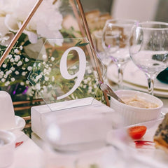 8pcs Acrylic Table Card for Wedding Decoration
