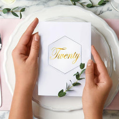 8pcs Acrylic Table Card for Wedding Decoration