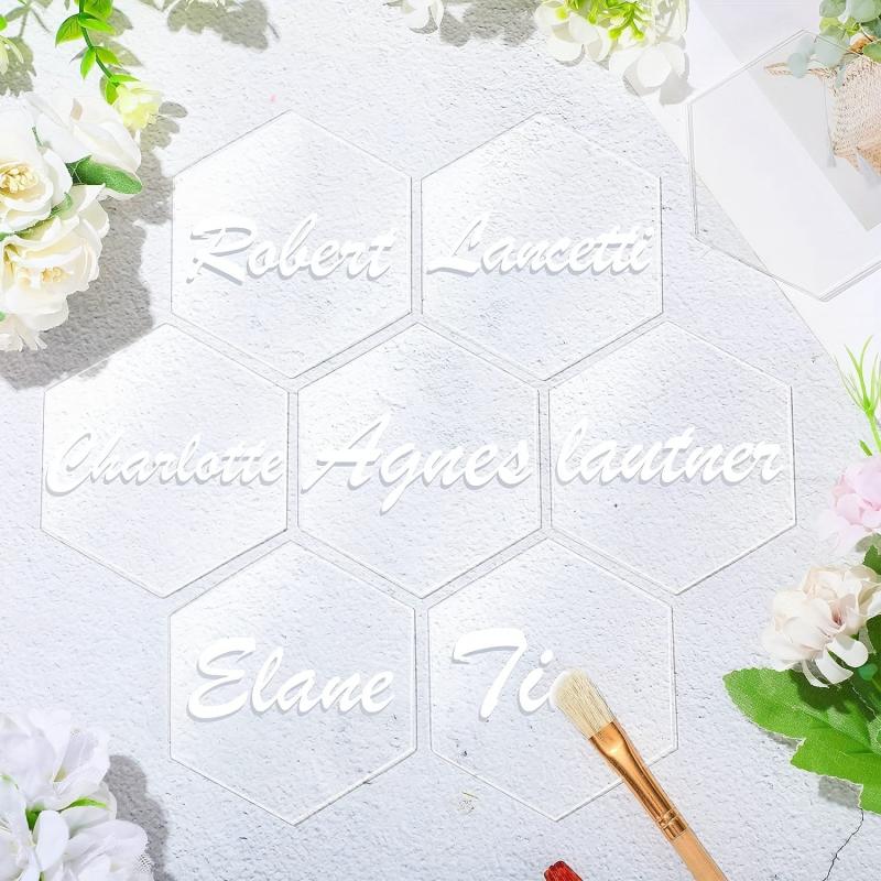 8pcs Acrylic Table Card for Wedding Decoration