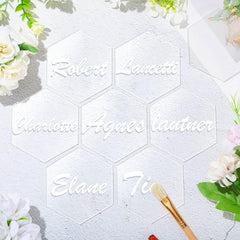 8pcs Acrylic Table Card for Wedding Decoration