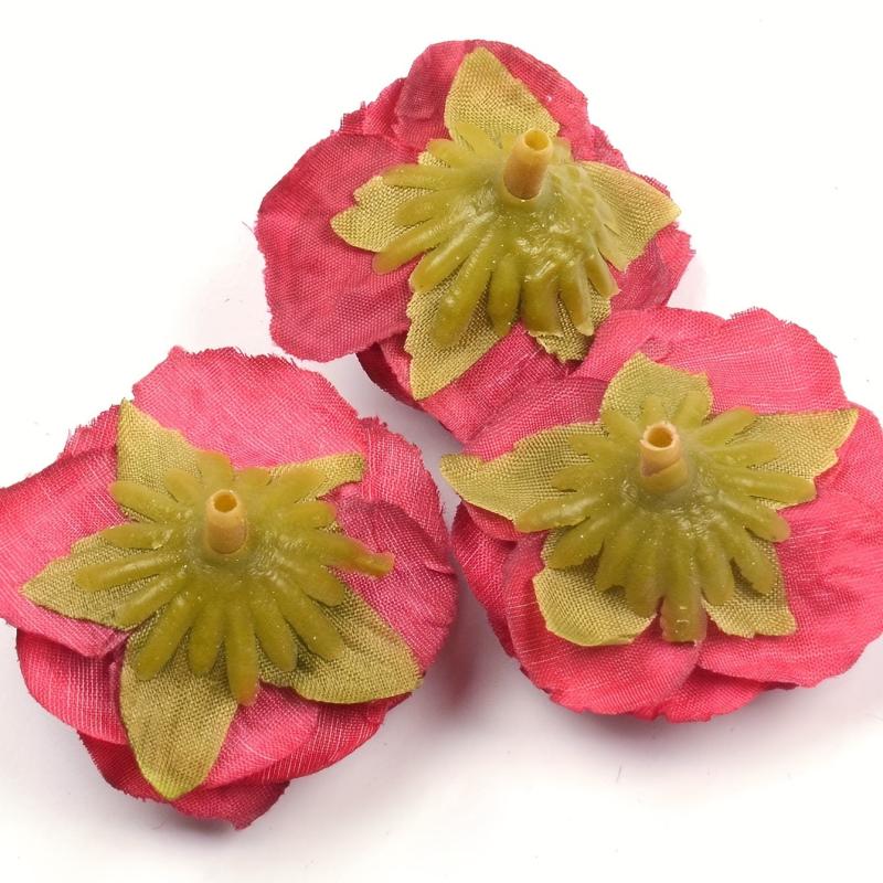 10pcs Artificial Flower Heads Fake Wedding Flower Realistic DIY Craft Bouquet
