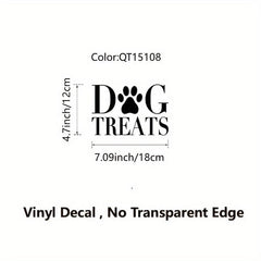 Dog Food Decal Removable Vinyl Art Sticker