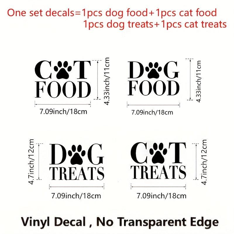 Dog Food Decal Removable Vinyl Art Sticker
