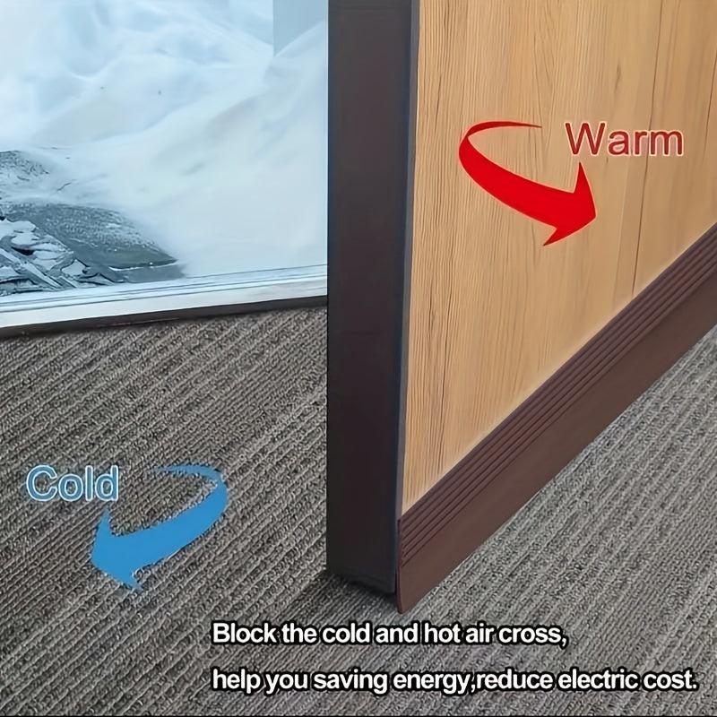 Adjustable Door Bottom Windproof Strip Self-adhesive Sound Insulation Sealing
