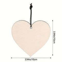 True Friends Are Here Forever Wooden Hanging Heart Love Friendship Gift