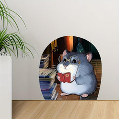 3D Mouse Hole Wall Sticker Self Adhesive Bedroom Living Room Home Decor