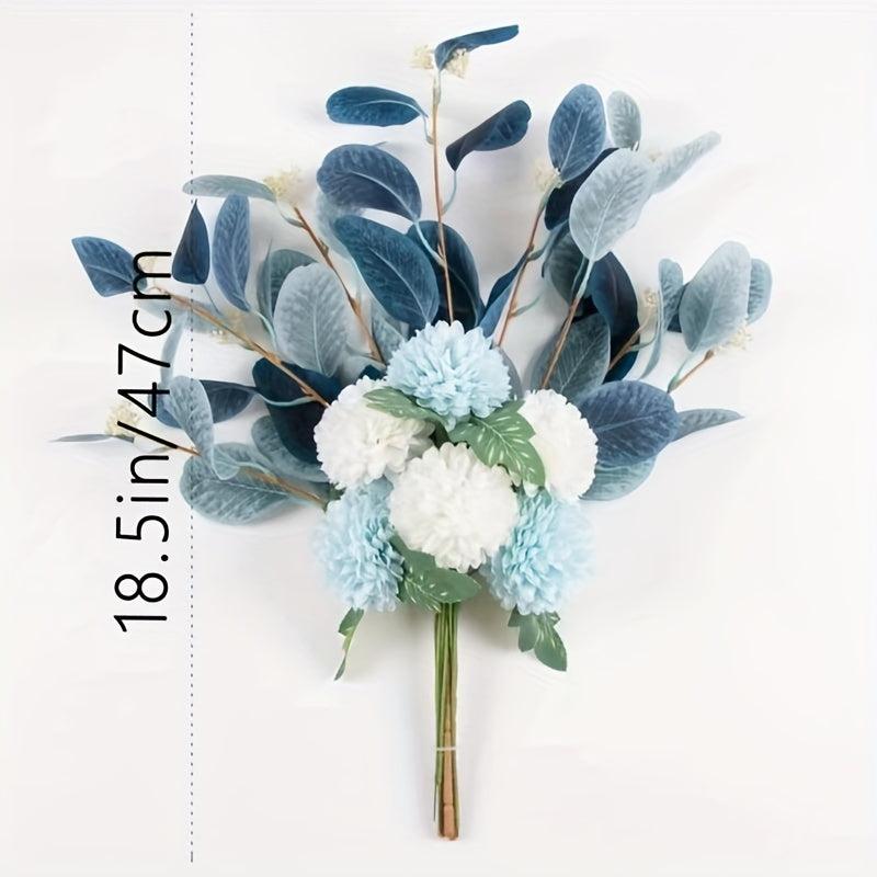Artificial Chrysanthemum Hydrangea Faux Flower for Wedding Birthday Party