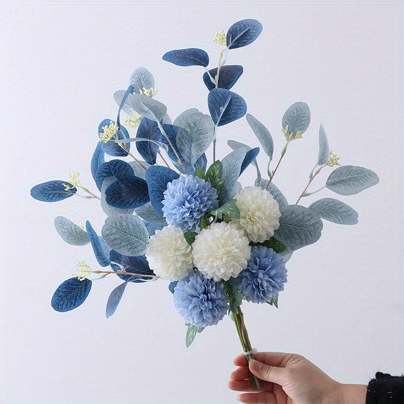Artificial Chrysanthemum Hydrangea Faux Flower for Wedding Birthday Party