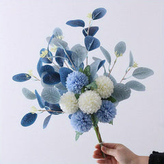 Artificial Chrysanthemum Hydrangea Faux Flower for Wedding Birthday Party