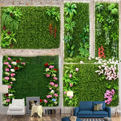 Artificial Greenery Wall Panels for Indoor/Outdoor Privacy & Decor