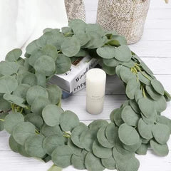 Simulation Eucalyptus Rattan Green Plants for Wedding Decoration