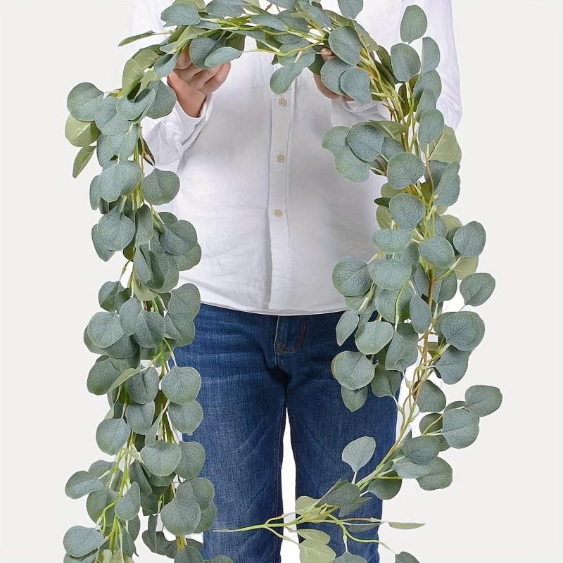 Simulation Eucalyptus Rattan Green Plants for Wedding Decoration