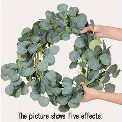 Simulation Eucalyptus Rattan Green Plants for Wedding Decoration