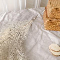 12pcs Artificial Pampas Grass for DIY Bouquets Home Room Decor Wedding