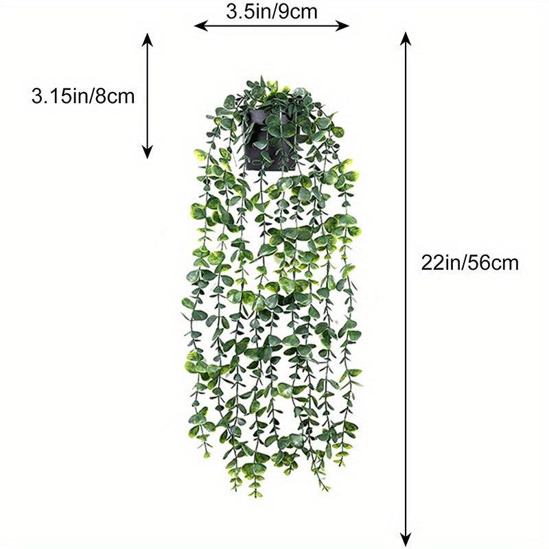 Artificial Eucalyptus Hanging Plant for Home and Garden Decor