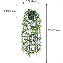 Artificial Eucalyptus Hanging Plant for Home and Garden Decor