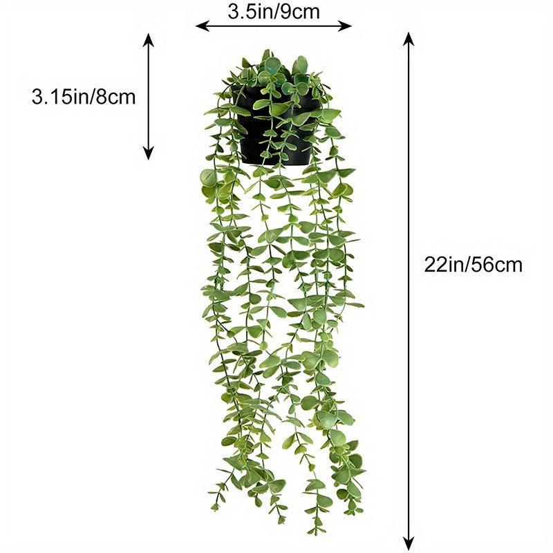 Artificial Eucalyptus Hanging Plant for Home and Garden Decor