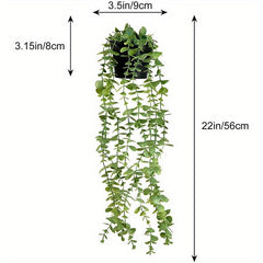 Artificial Eucalyptus Hanging Plant for Home and Garden Decor