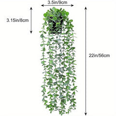Artificial Eucalyptus Hanging Plant for Home and Garden Decor
