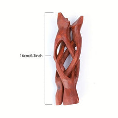 Natural Abalone Shell with Wooden Stand for Smudging and Cleansing