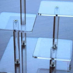 Acrylic Transparent Hand Rack Display for Cosmetics Perfume Jewelry