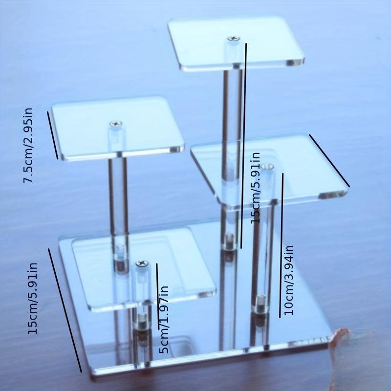Acrylic Transparent Hand Rack Display for Cosmetics Perfume Jewelry