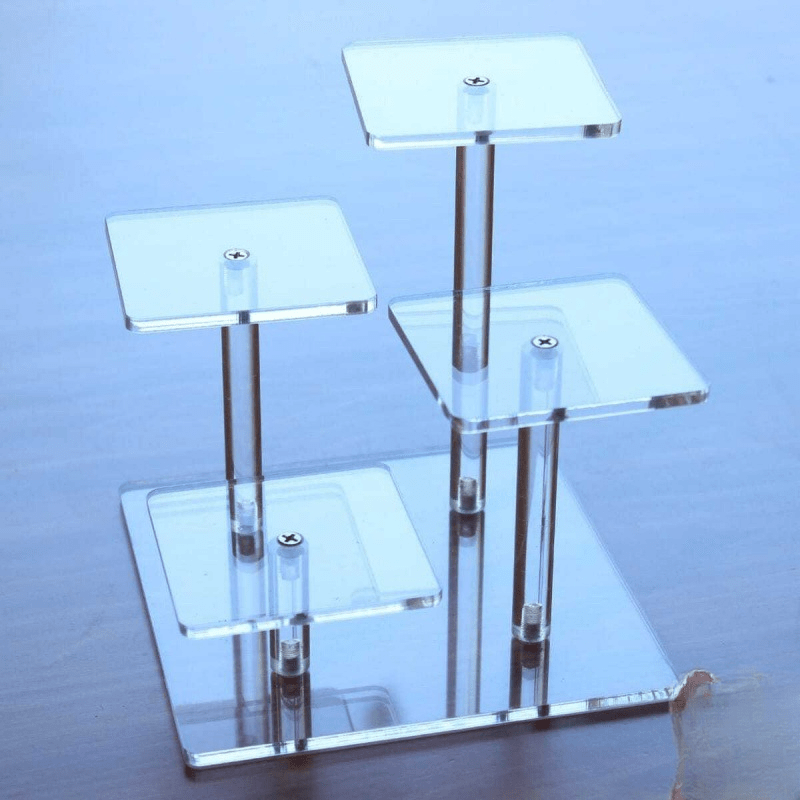 Acrylic Transparent Hand Rack Display for Cosmetics Perfume Jewelry