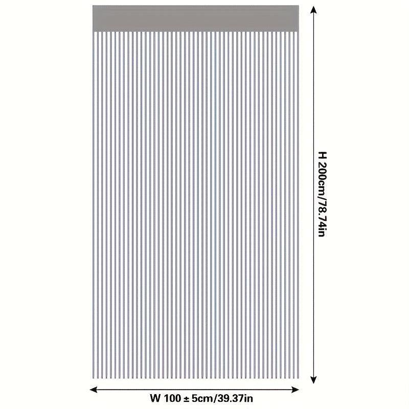Wedding Bead Curtain Silver Wire Love Tassel Door Decoration