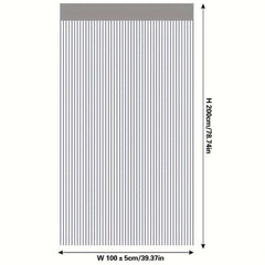Wedding Bead Curtain Silver Wire Love Tassel Door Decoration