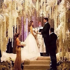 10pcs Artificial Wisteria Rattan Real Touch Wedding Decor