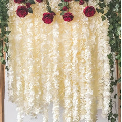 10pcs Artificial Wisteria Rattan Real Touch Wedding Decor