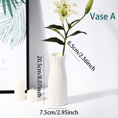 Nordic Plastic Vase Modern Style Flower Arrangement Wedding Decor
