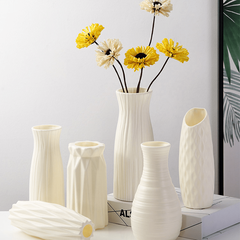 Nordic Plastic Vase Modern Style Flower Arrangement Wedding Decor