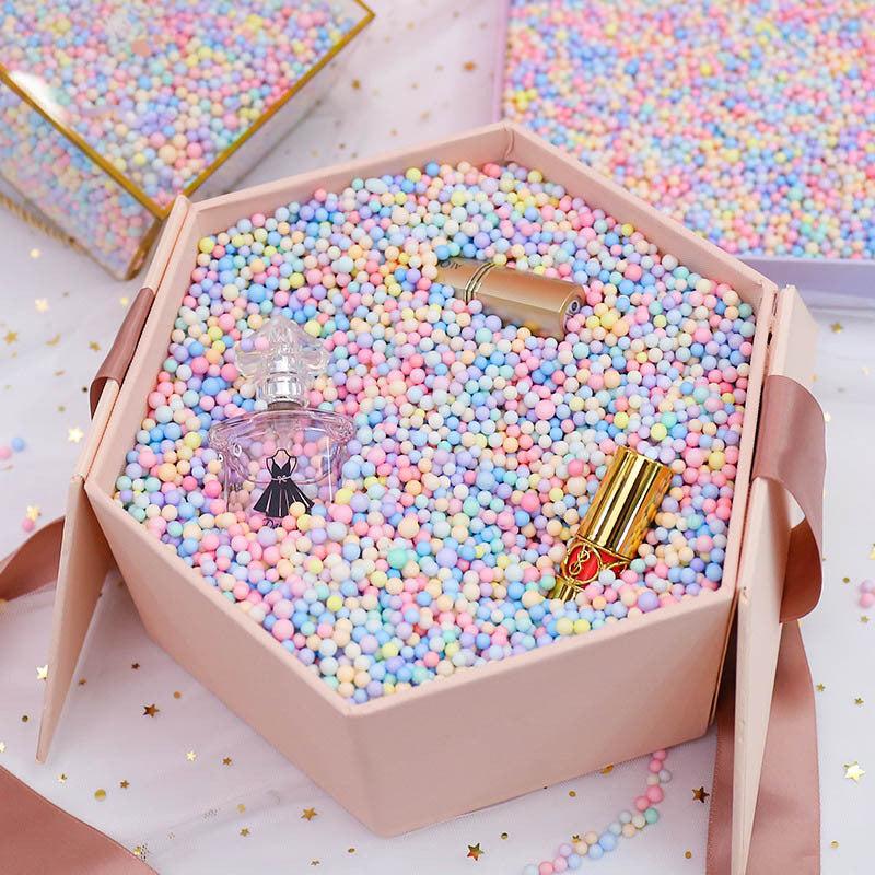 10g Macaron Foam Balls Filler Polystyrene Bead DIY Toy Gift Box Decoration