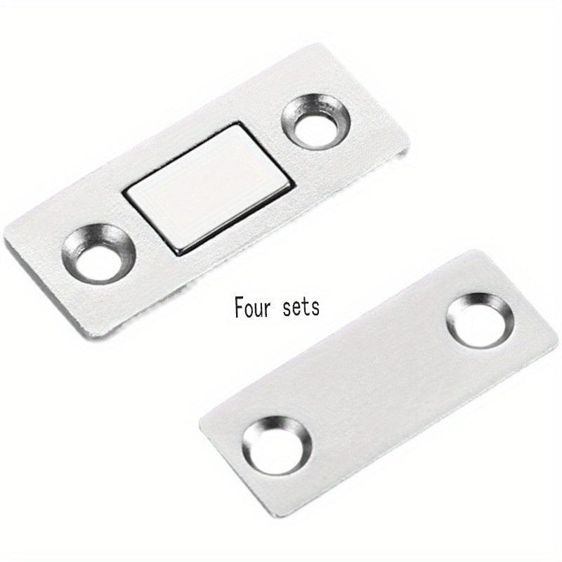 4 Sets Magnetic Door Catch Ultra Thin Cabinet Magnetic Catch