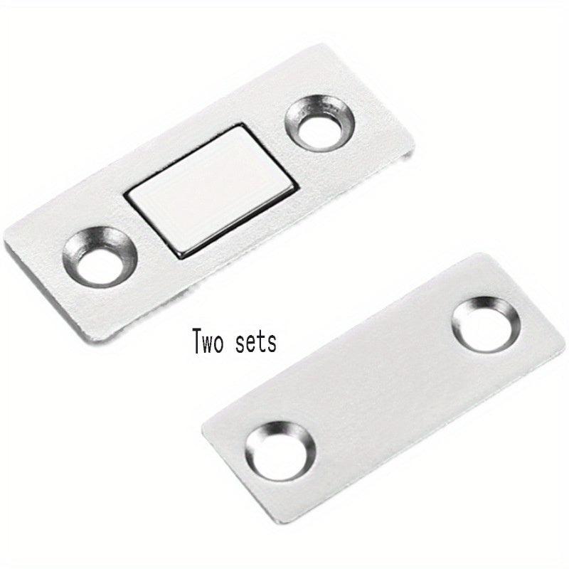 4 Sets Magnetic Door Catch Ultra Thin Cabinet Magnetic Catch