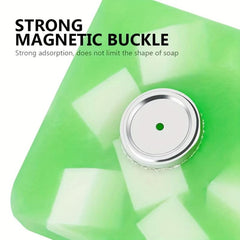 Stainless Steel Magnetic Soap Dish for Bathroom Organization
