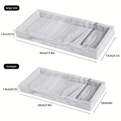 Silicone Storage Tray Rectangular Vanity Tray Sink Sponge Soap Dispenser Storage