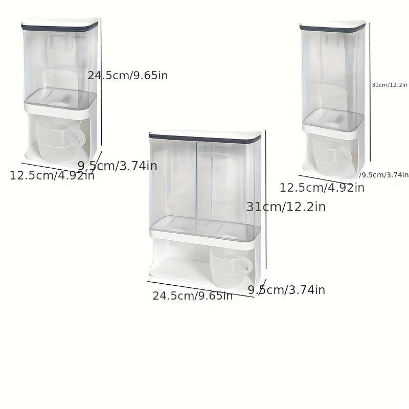 2pcs Laundry Powder Storage Box - Home Essential
