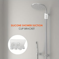 Silicone Showerhead Suction Cup Bathroom No Punch Holder