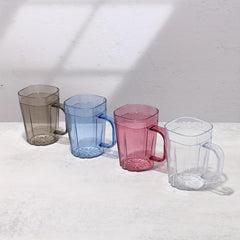 Minimalist Mouthwash Cup Plastic Gargle Cup With Handle Bathroom Tumbler