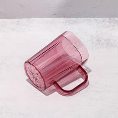 Minimalist Mouthwash Cup Plastic Gargle Cup With Handle Bathroom Tumbler