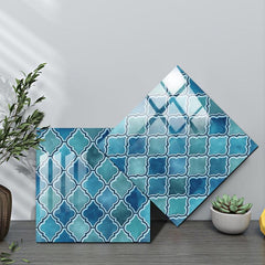 10pcs Vintage Tile Stickers Peel and Stick Self Adhesive Decals