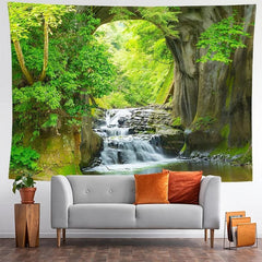 Landscape Wall Tapestry Blanket Curtain Home Bedroom Living Room Decor