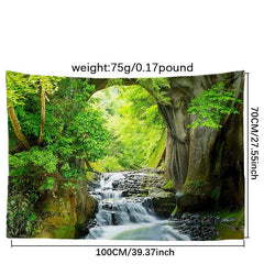 Landscape Wall Tapestry Blanket Curtain Home Bedroom Living Room Decor