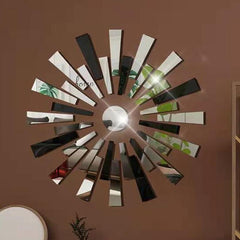 Silver Shaped Mirror Stickers Wall Art Home Decor Room Decor