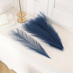 10pcs Artificial Pampas Grass 16 54inch Faux Reed Home Kitchen Wedding Decor
