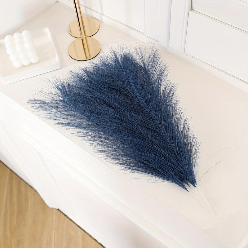 10pcs Artificial Pampas Grass 16 54inch Faux Reed Home Kitchen Wedding Decor